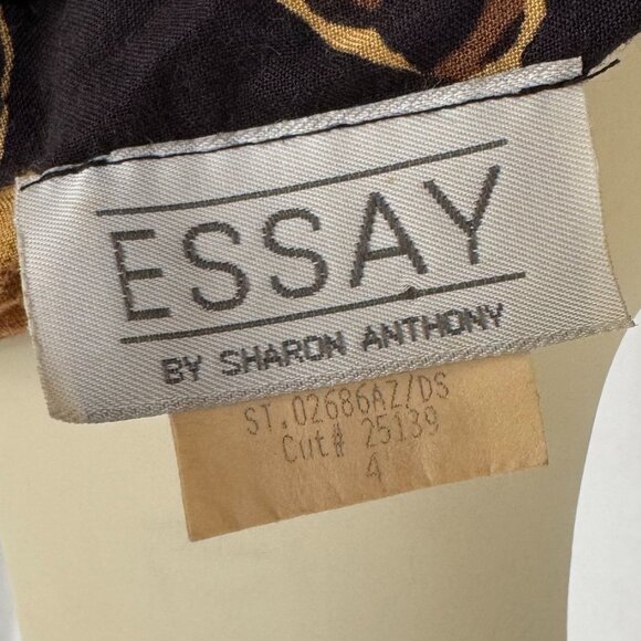 Vintage 1990s Essay by Sharon Anthony Tie Front Jacket - Picture 5 of 6